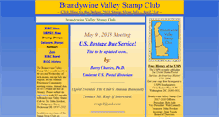 Desktop Screenshot of brandywinevalleystampclub.com